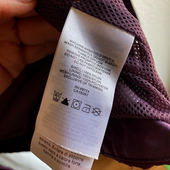 Columbia Arcadia Il Rain Jacket Women's Plus 3X Maroon - Picture 10 of 14